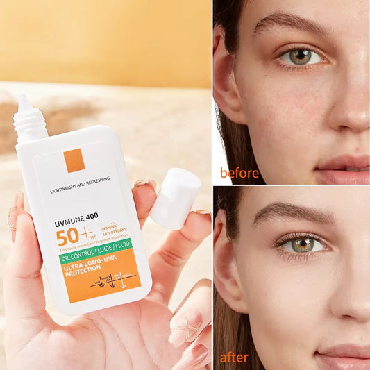 Portable Sunscreen+Invisible Foundation Combo Fight Blemishes Shine Waterproof Long-Lasting Perfect Any Body Makeup Situation